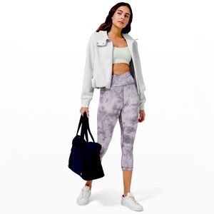 Lululemon Align HR Crop 21" *Cross Waist Diamond Dye Stargaze Pitch Grey